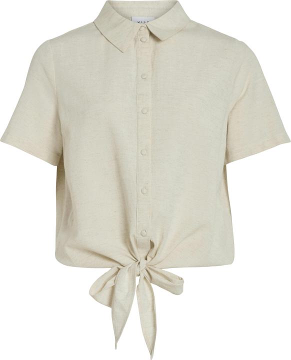 Actual product image Vila Short-sleeved shirt tied at the front (34)