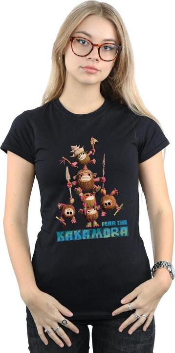 Actual product image Disney Womens/Ladies Moana Fear The Kakamora Cotton T-Shirt (XXL)
