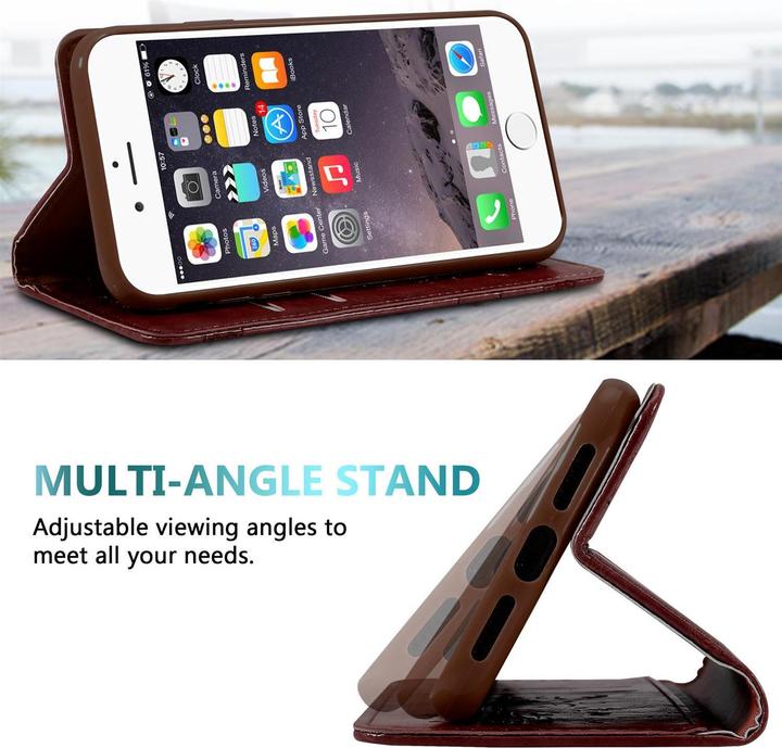 Image du produit Cadorabo Pochette Book avec ornements (Apple iPhone 6 Plus)