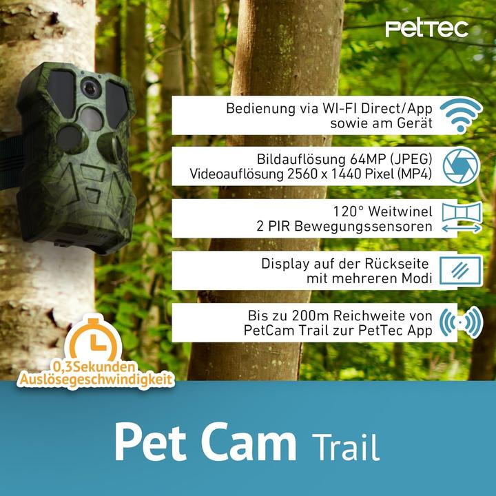 Produktbild PetTec Wildtierkamera mit Nachtsicht & Bewegungsmelder