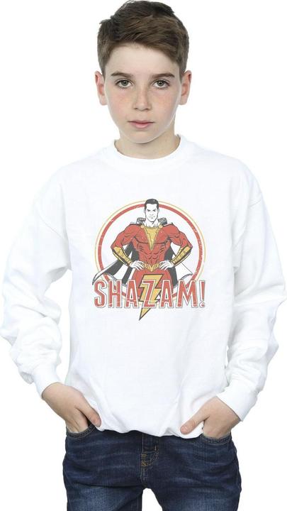 Produktbild Shazam Retro Circle Distressed Sweatshirt Jungen (104)