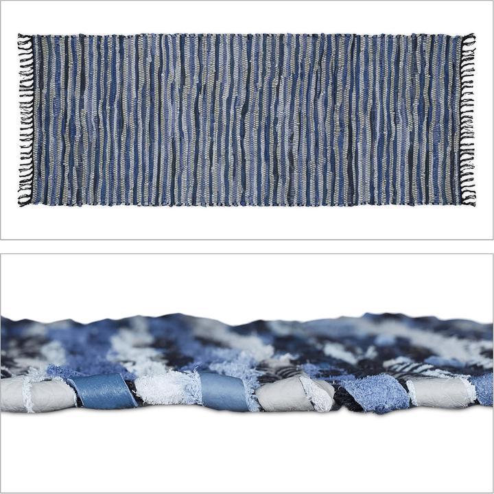Produktbild Relaxdays Flickenteppich (200 x 80 x 1 cm)