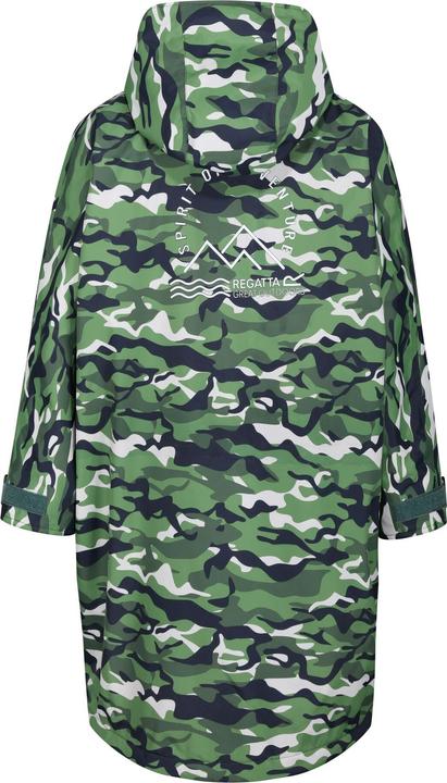 Actual product image Regatta Childrens/Kids Camouflage Waterproof Changing Robe (140, 146, 152, 158)