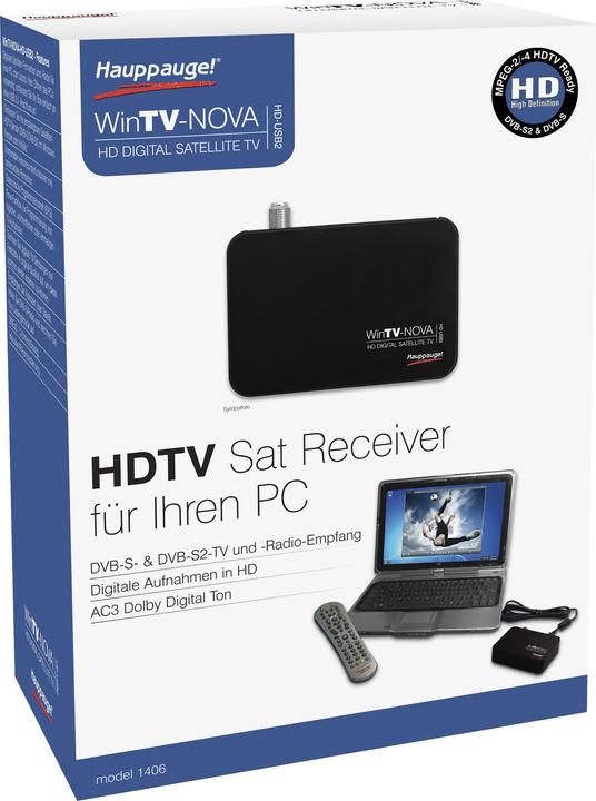 Produktbild Hauppauge WinTV-Nova-HD-USB2 (USB 2.0, DVB-S2, DVB-S)