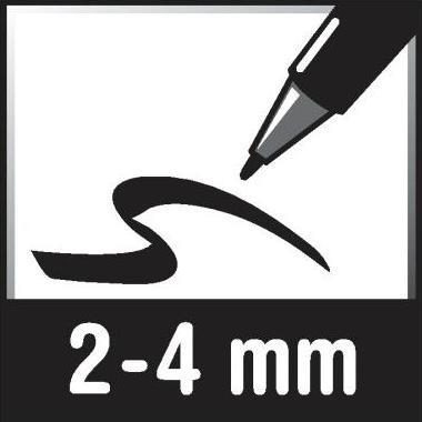 Actual product image Edding 4-8200-1-1050 (White, 4 mm, 1 x)