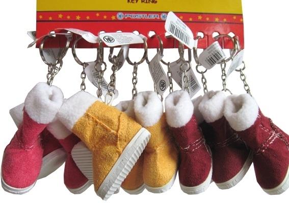 Actual product image Roost Keychain Boots 29542 3 assorted