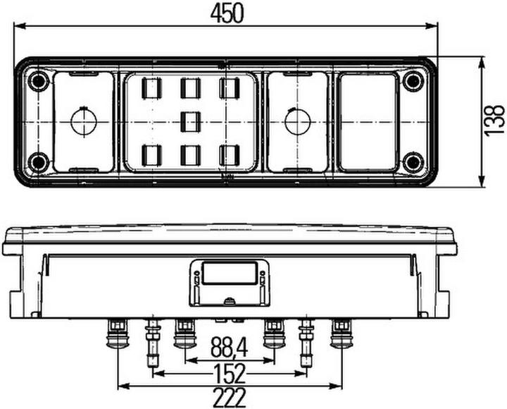 Produktbild Hella Rücklicht links mit Hybridtechnologie 2VP 340 965-111
