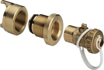 Produktbild Viega Sanpress Inox trykprøvestuds 22 mm messing