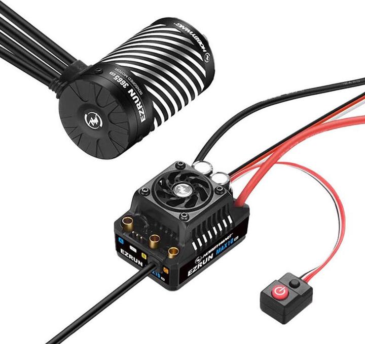 Hobbywing Ezrun MAX10 G2 140A Combo mit 3665SD-3200kV 5mm Welle