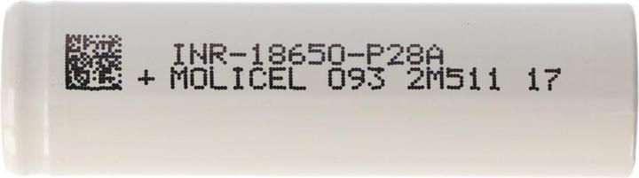 Produktbild Molicel INR18650-P28A 2800mAh 35A Li-Ionen-Akku, 3,6V - 3,7V ungeschützt, flat top (18650, 2800 mAh)