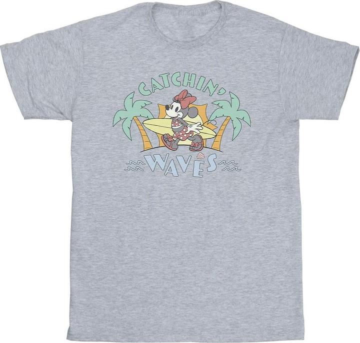 Immagine prodotto Disney Minnie Mouse Catchin Waves Maglietta Uomo (4XL)