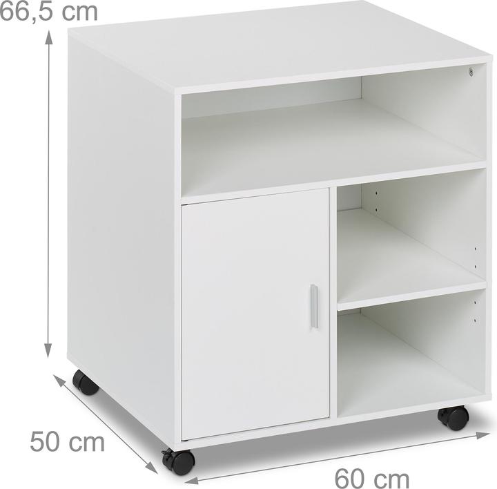Image du produit Relaxdays Conteneur mobile (60 x 50 x 66.5 cm)