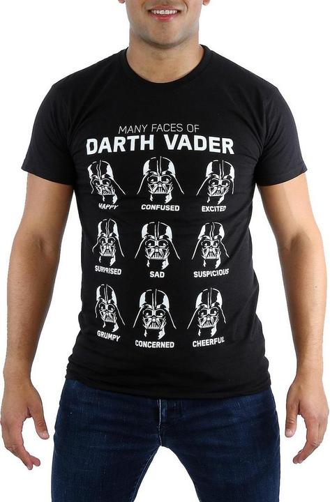 Image du produit Star Wars Mens Many Faces Of Darth Vader Cotton T-shirt (XXL)