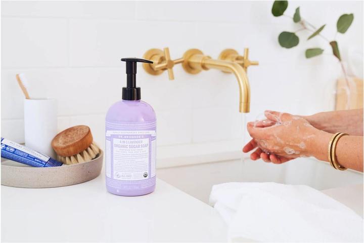 Produktbild Dr. Bronner's Sugar Soap Lavender (Flüssigseife, 710 ml)