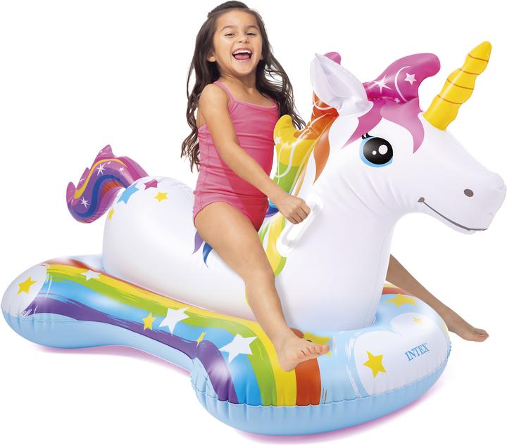 Actual product image Intex Unicorn Ride-On
