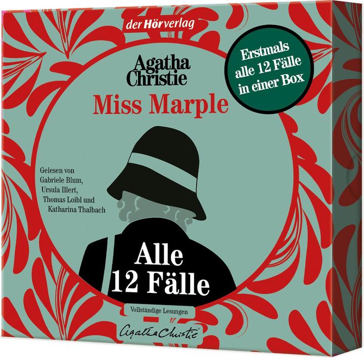 Actual product image Miss Marple - All 12 Cases (Barbara Heller, Ursula Gail, Ulrich Blumenbach, Agatha Christie, Sabine Roth, German)