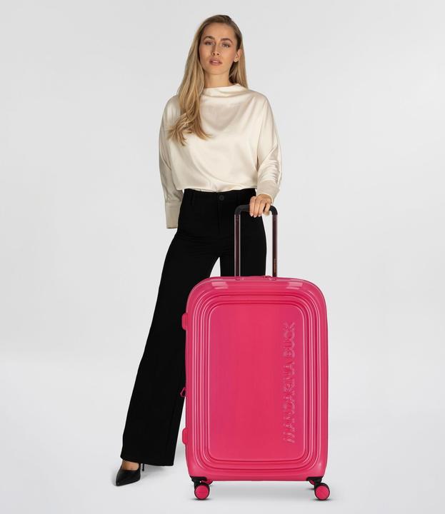 Immagine prodotto Mandarina Duck Logoduck + Metal 4 Rollen Trolley 75 cm mit Dehnfalte (83 l, XL (da 115l))