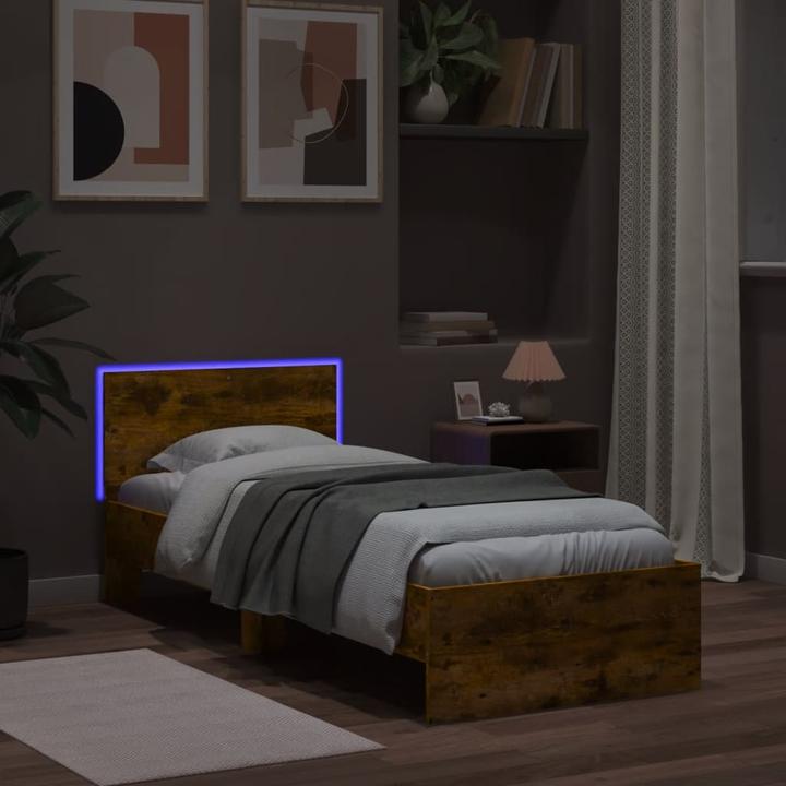 Immagine prodotto VidaXL Struttura letto con testiera e illuminazione a LED (160 x 200 cm)