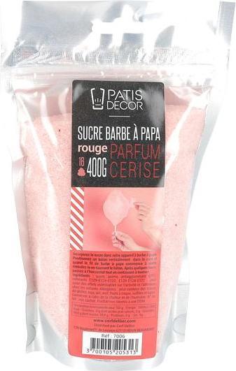 Produktbild Patisdécor Zubereitung von Zuckerwatte - Kirsche(400g) (400 g)