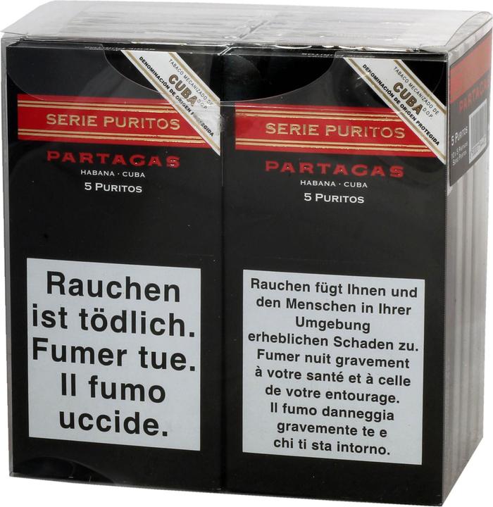 Actual product image Partagas Puritos series (Puritos)