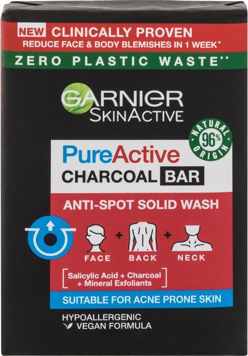Image du produit Garnier Pure Active Charcoal Bar (Chiffons de nettoyage)