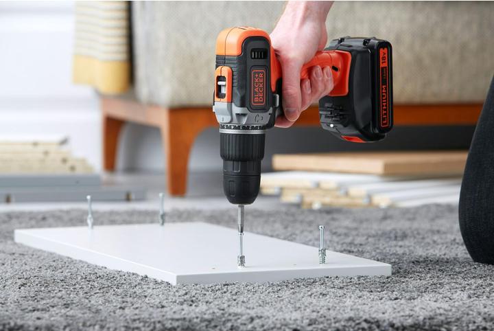 Actual product image Black & Decker Black+Decker BCD003C2KQW Impact drill 18V incl. case (Rechargeable battery operated)