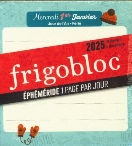 Produktbild Frigobloc : éphéméride 1 page par jour (de janvier à décembre 2025) (Französisch)
