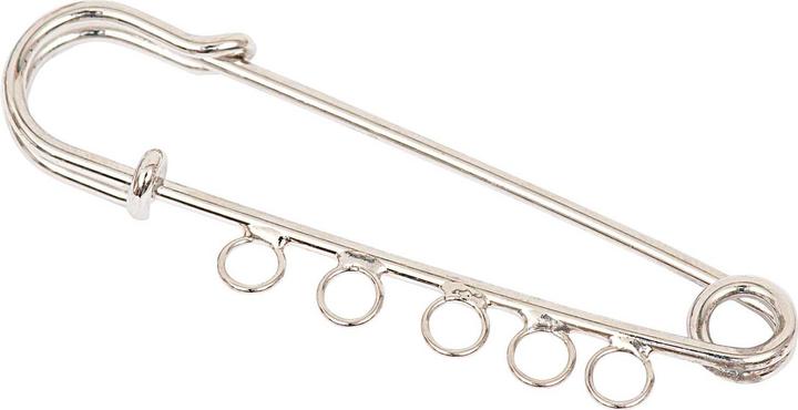 Produktbild Rico Kiltnadel mit Öse, silber 70 mm