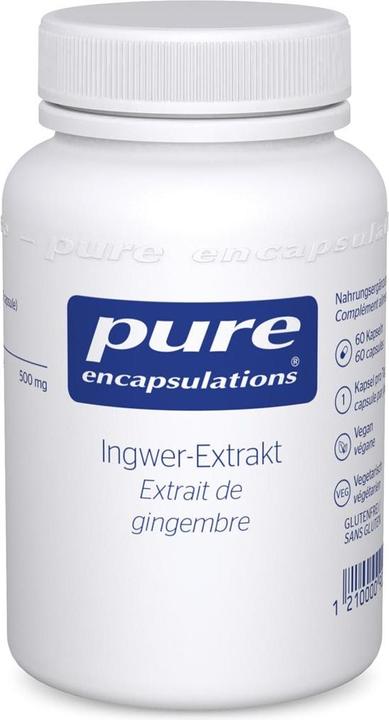 Actual product image Pure encapsulations Pure Ingwer (60 Piece, Capsules, 66 g)
