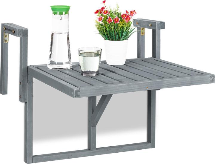 Produktbild Relaxdays Balkon-Hängetisch (70 cm)