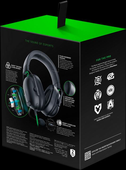 Immagine prodotto Razer Blackshark V2 X USB (Cablato)