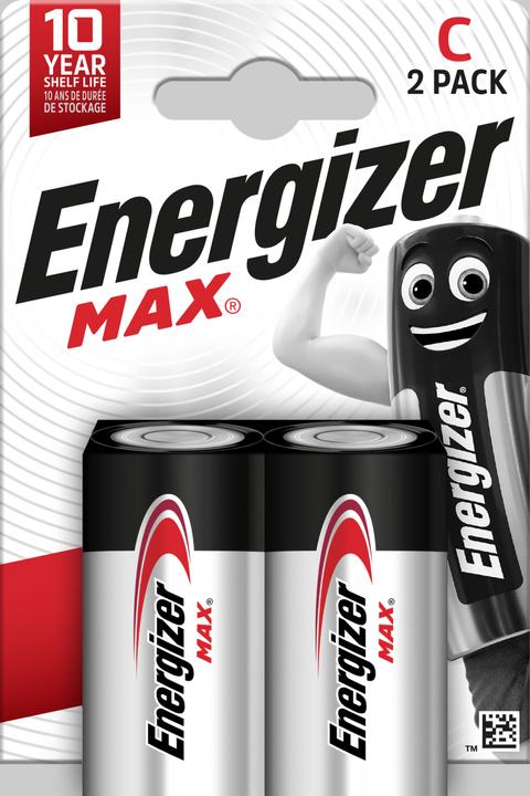 Energizer Max Alkaline (2 Stk., C, 8000 mAh)