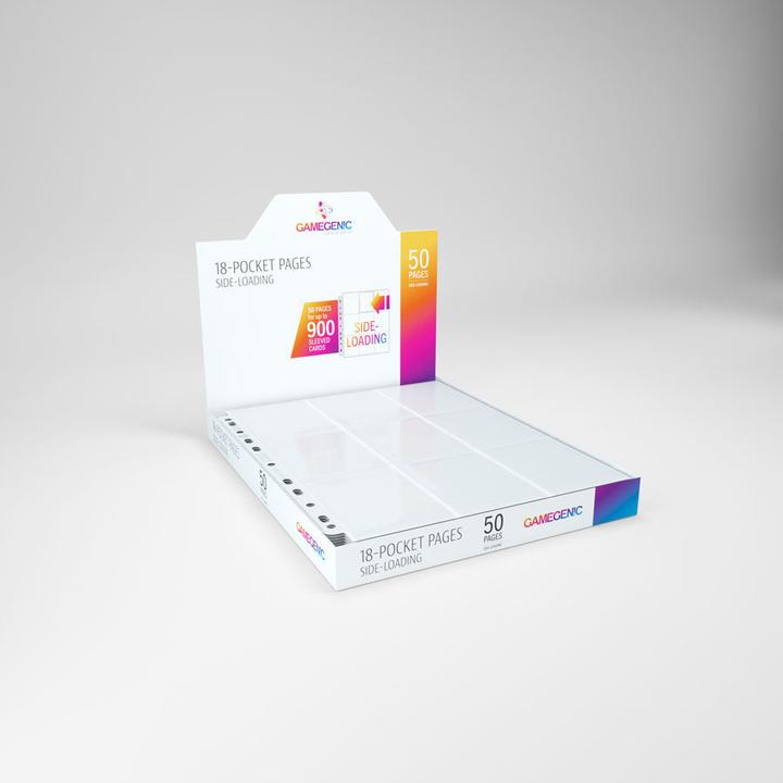 Image du produit Gamegenic 9-Pocket Binder Pages - Sideloading
