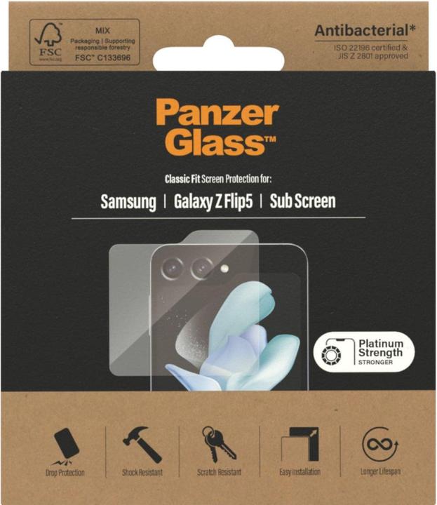 Immagine prodotto PanzerGlass Protezione dello schermo (1 Pezzo/i, Samsung Galaxy Z Flip5)