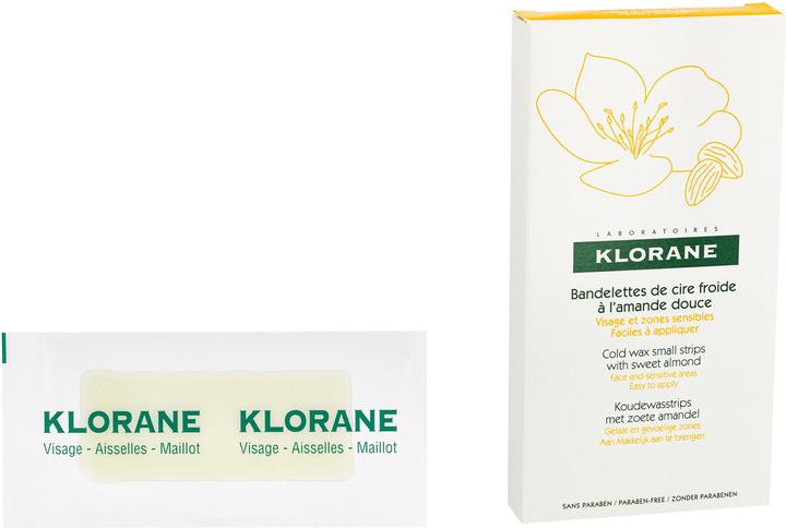Produktbild Klorane Kaltwachsstreifen Gesicht (6 x, 25 g)