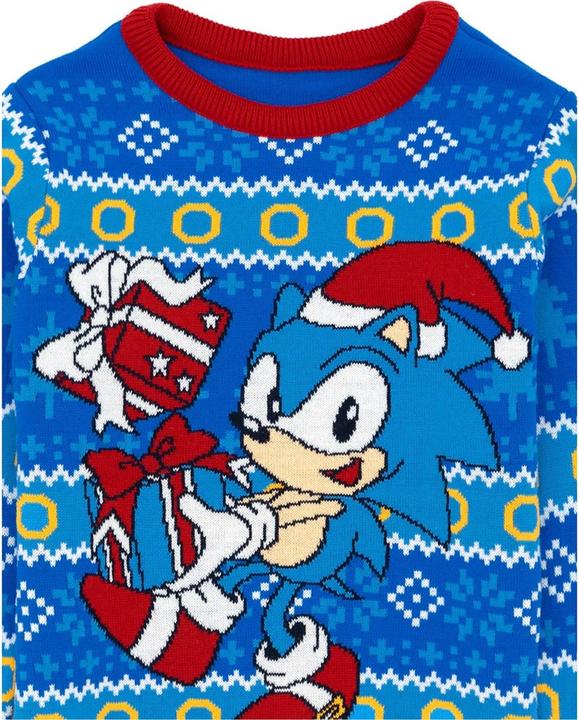 Produktbild Sonic The Hedgehog Pullover weihnachtliches Design (146, 152)