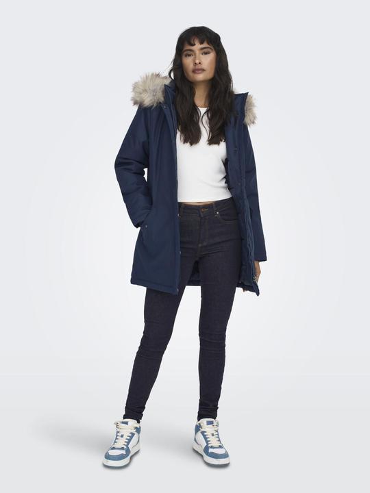 Produktbild Only Kapuze mit abnehmbarem Kunstfell-Rand Parka Jacke (XS)