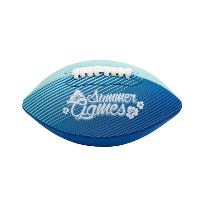 Actual product image Xtrem Toys & Sports SUMMER GAMES neoprene American football, mini (21 cm), assorted in 3 colours