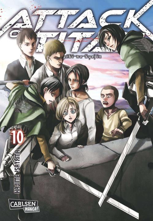 Actual product image Attack on Titan, Band 10 (German, Hajime Isayama, 2015)