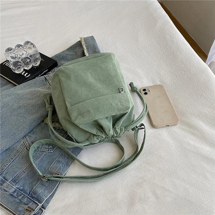 Produktbild Only-Bags.Store Tasche Middle Umhängetasche Drawstring Bucket Bag Casual Light Youth Crossbody Bag