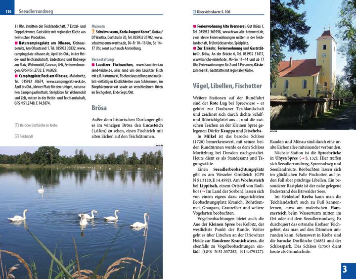 Actual product image Travel guide Upper Lusatia, Lusatian Lakeland with Zittau Mountains