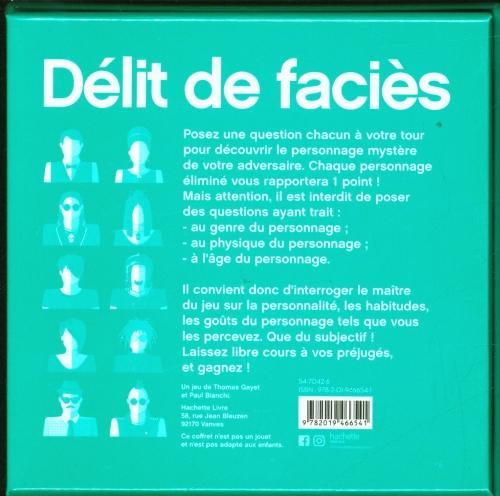 Produktbild Délit de faciès : le jeu où il faut juger pour gagner (Französisch, Bianchi Paul, Gayet Thomas, 2022)