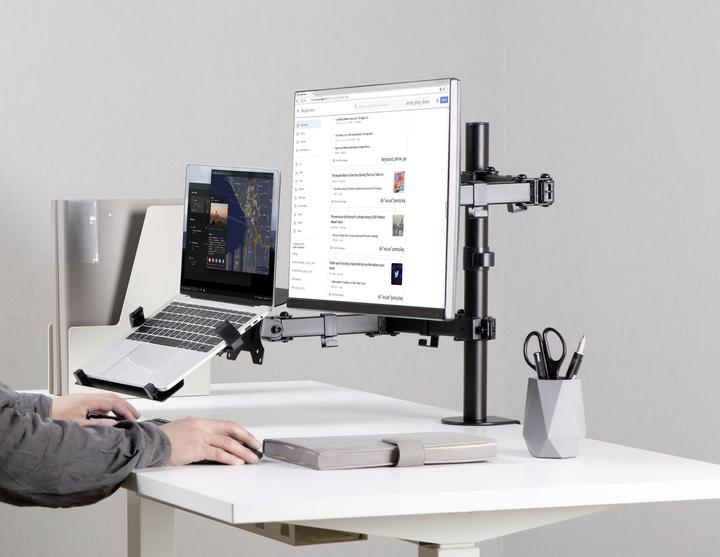 Actual product image SpeaKa Professional table mount for monitor and notebook (Table, 32")