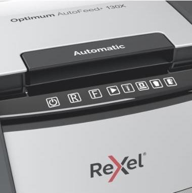Immagine prodotto Rexel Trituratore Optimum AutoFeed+ 130X Taglio di particelle 4 x 28 mm 44 l Numero di fogli (max.): 130 (Taglio delle particelle)