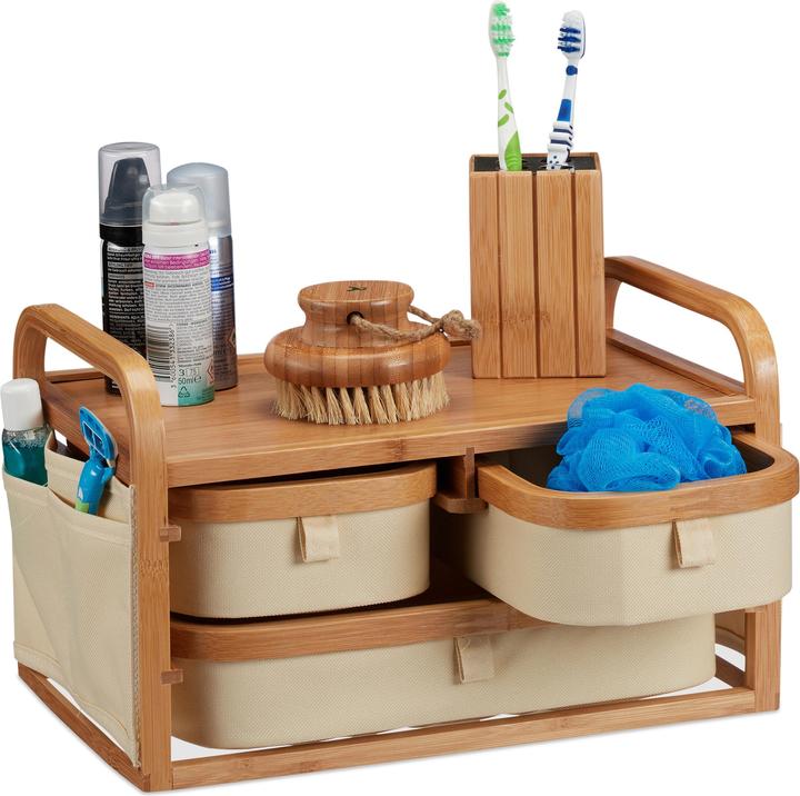 Image du produit Relaxdays Mini commode en bambou