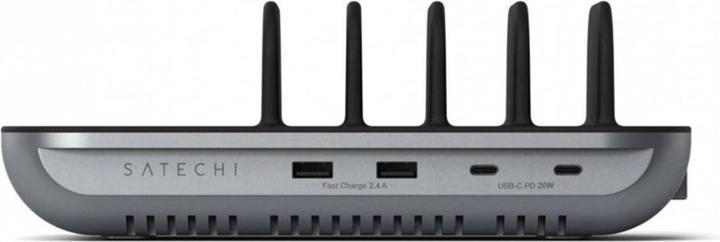 Actual product image Satechi 5 Port MultiDevice Charging Station (20 W)