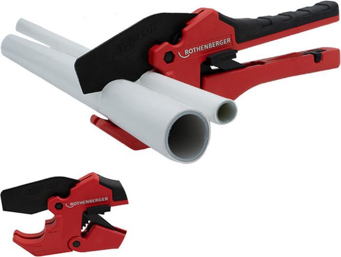 Actual product image Rothenberger ROCUT 42 TWIN CUT plastic pipe cutter 0 - 42 mm cuts ( 1000003011 ) for cutting... (236 mm)