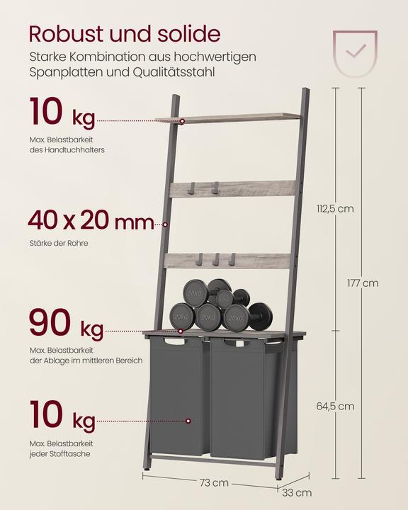 Actual product image Vasagle Laundry (92 l)