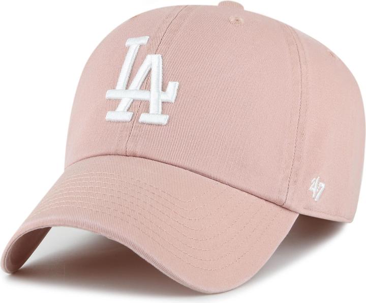 47 Brand Strapback Cap - CLEAN UP Los Angeles Dodgers mauve (One Size)