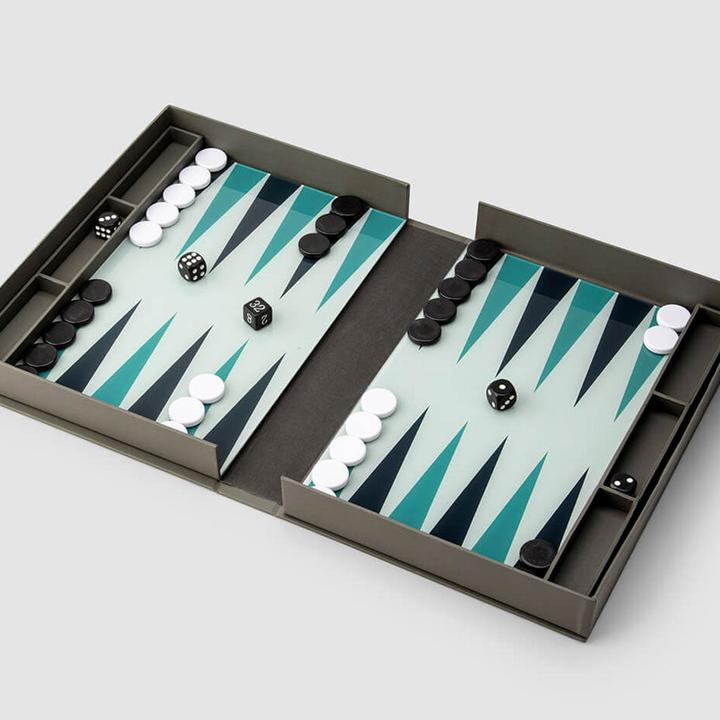 Produktbild Printworks Brettspiel Backgammon No.2 (Deutsch, Französisch, Italienisch, Englisch)